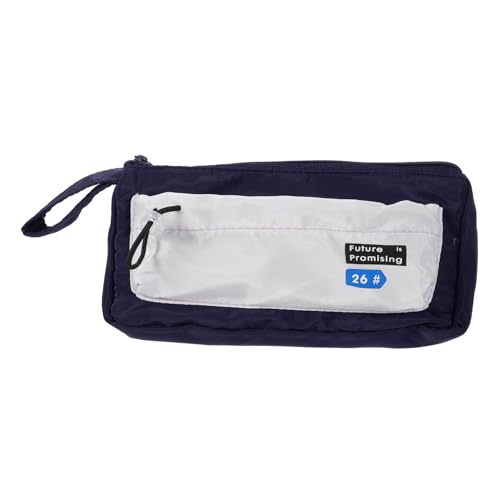 Sewroro Großer Multifunktionaler Bleistiftbeutel Aus Canvas Tragbare Ästhetische Federtasche Mit Reißverschluss Für Schüler Und Studenten Für Stifte Kleine Gegenstände Und Mehr von Sewroro