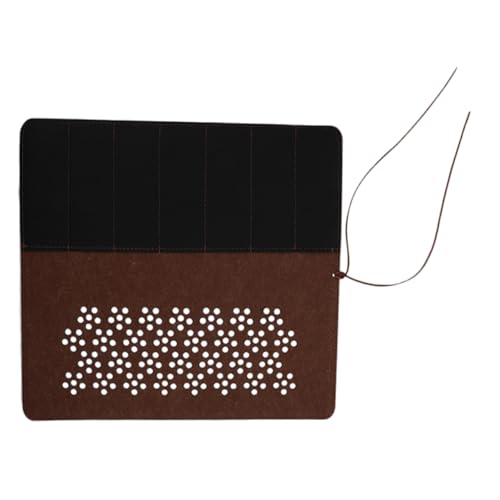 Sewroro Filztasche Stifteetui mit Großem Fassungsvermögen Leichter Tragbarer Filz Stiftetui Roll Up für Bleistifte Pinsel Füllfederhalter Vielseitiger Schutz und Organisation für Schüler von Sewroro