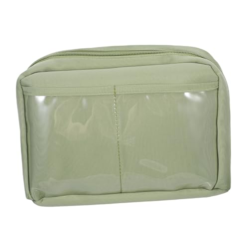 Sewroro Großes Canvas Federmäppchen mit Reißverschluss Langlebiger Tragbarer Stifteorganizer Geräumige Schreibwaren Tasche für Schule Büro und Unterwegs von Sewroro