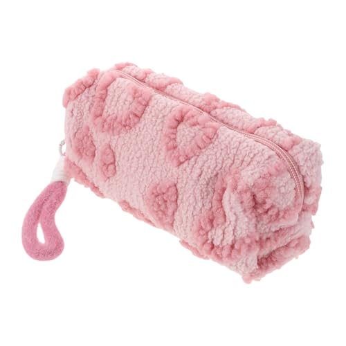 Sewroro Großes Herz Federmäppchen für Schüler Mädchen Kawaii Großer Stifteköcher mit Reißverschluss Vielseitige Federtasche für Schule und Organizer Robust und Modisch von Sewroro