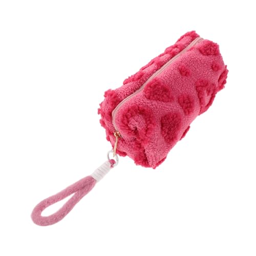 Sewroro Kawaii Herz-Zipper Federmäppchen Großes Fassungsvermögen Schüler Stifttasche Organizer Helle Rosa Bunte Stiftebox Für Schulbedarf von Sewroro