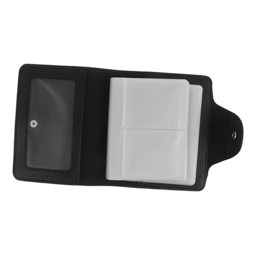 Sewroro Leder Ausweisetui mit Fächern für Führerschein Bankkarten und Reiseunterlagen Multifunktionale Geldbörse Schwarz von Sewroro