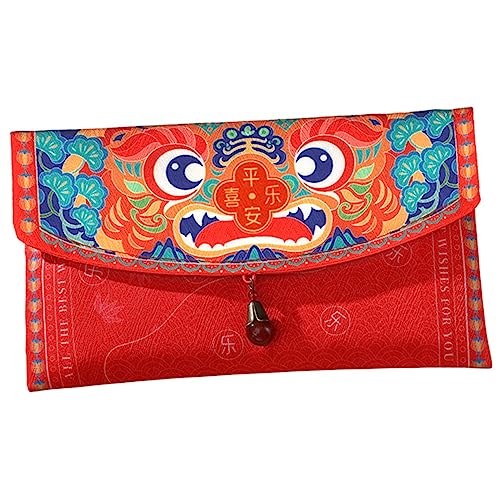 Sewroro Roter Umschlag des Chinesischen Neujahrsfests Chinese New Year chinesisch neujahr Wallets rote Umschlagtaschen rote umschläge Hochzeit frühlingsfest Paket Glück Geldbeutel Stoff von Sewroro
