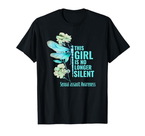 Mädchen schweigt Nicht mehr, Bewusstsein für sexuelle Übergriffe, Schmetterling T-Shirt Mädchen schweigt Nicht mehr, Bewusstsein für sexuelle Übergriffe, Schmetterling T-Shirt von Sexual Assault Awareness Outfits Women Girls Men