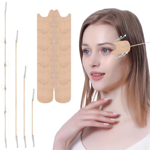 SexxLady 15 Paare + 8 Zugseile Face Lifting Tape,Face Tape,Facelifting Tape Unsichtbare Facelifting Aufkleber,V-Form Instant Invisible Face, Neck and Eye Lift,Make-up Facelifting Werkzeuge Für Gesicht SexxLady 15 Paare + 8 Zugseile Face Lifting Tape,Face Tape,Facelifting Tape Unsichtbare Facelifting Aufkleber,V-Form Instant Invisible Face, Neck and Eye Lift,Make-up Facelifting Werkzeuge Für Gesicht von SexxLady