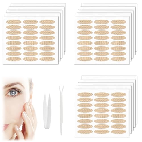 SexxLady 240 Aufkleber Schlupflider Stripes, Augenlid stripes Unsichtbar, Schlupflider Tapes, Double-Sided Eyelid Tapes, Augenlidklebeband mit Pinzette Gabelstange von SexxLady