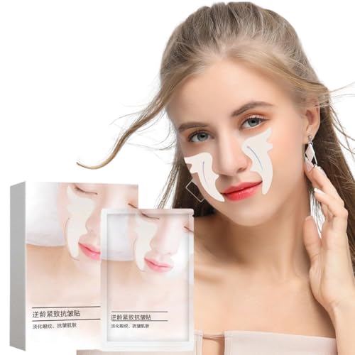 SexxLady 5 Paare Gesichtsfalten Entferner Streifen, Pflaster für Gesichtsfalten, anti Falten Wrinkle Patch zum Glätten von Augen Mund oder für Gesicht SexxLady 5 Paare Gesichtsfalten Entferner Streifen, Pflaster für Gesichtsfalten, anti Falten Wrinkle Patch zum Glätten von Augen Mund oder für Gesicht von SexxLady