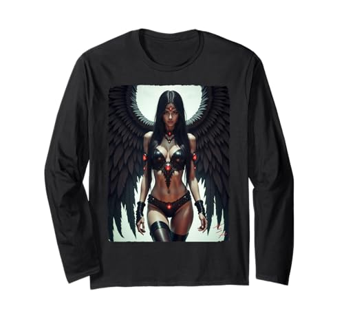 Sexy Angel Girl auf T-Shirt - Fallen Angel Bikini Pinup Girl Langarmshirt Sexy Angel Girl auf T-Shirt - Fallen Angel Bikini Pinup Girl Langarmshirt von Sexy Angel Girls on T-shirt by NSPART