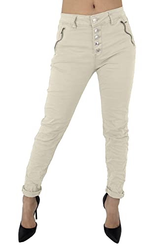 Sexy Woman Damenhose aus elastischer Baumwolle (Code H600), beige, M von Sexy Woman