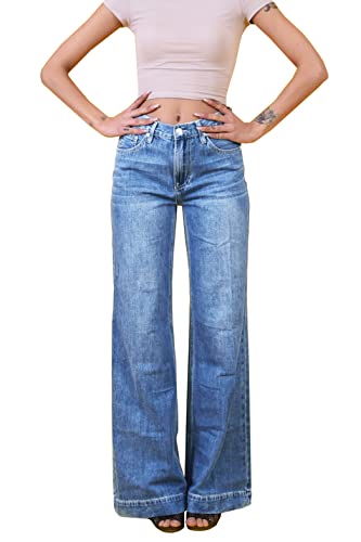 Sexy Woman Jeans Palazzo Denim Damen, H1327, L von Sexy Woman