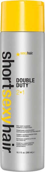 Sexyhair Short Double Duty Daily Deep Cleansing Shampoo 300 ml von Sexyhair