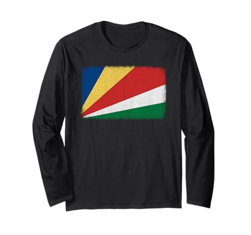 Seychellen-Flaggen-Grafik für Männer, Frauen, Kinder Langarmshirt von Seychelles Flag Graphic Store