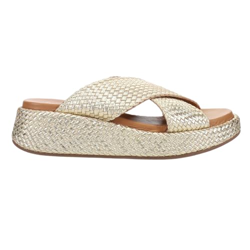 Seychelles Damen Key West Metallic Leather Keilsandale, Gold, 40 EU Seychelles Damen Key West Metallic Leather Keilsandale, Gold, 40 EU von Seychelles
