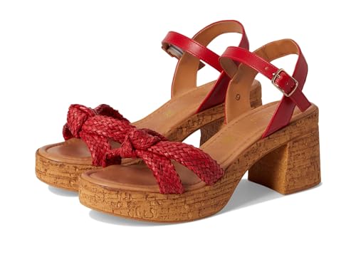 Seychelles Damen Musical V Leather Sandale mit Absatz, Rot/Ausflug, einfarbig (Getaway Solids), 42 EU von Seychelles