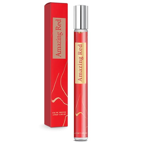 Seymebt Woman Duft Spray, Body & Hair Fragrance Mist, Fruchtig blumiges Damen Parfüm, 35ml Damenparfüm, Long Duration Damenduft, Tragbarer Duft (Kristallrot) von Seymebt