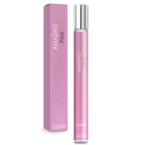 1 Stück Woman Duft Spray, Body & Hair Fragrance Mist,Parfum Spray,Fruchtig blumiges Damen Parfüm,35ml Damenparfüm,Long Duration Damenduft,Tragbarer Duft(rosa Begegnung） von Seymebt