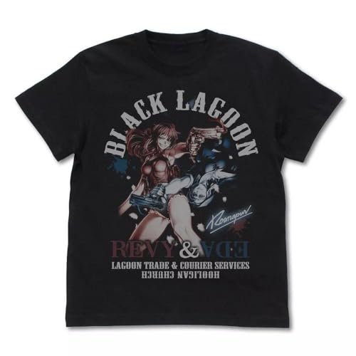 Black Lagoon REVY & EDA T-Shirt Short Sleeve Cotton Cospa Japan Pre-Order Black L Black Lagoon REVY & EDA T-Shirt Short Sleeve Cotton Cospa Japan Pre-Order Black L von SftrDFsiu