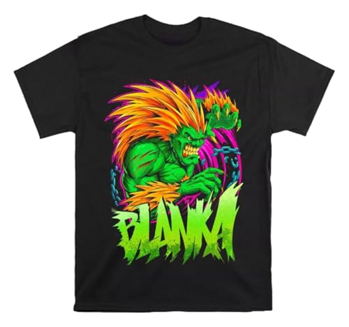 Blanka Street Fighter Cartoon T-Shirt Gift Hoodie Tshirt Men Women Unisex Black M von SftrDFsiu