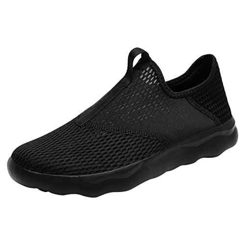 Sfwqoifou Slip Sneaker Herren, Sneaker Herren Slip on Ohne Schnuersenkel Minimalistisches Sportschuhe Walkingschuhe Mesh Bequem Laufschuhe Turnschuhe Outdoor Joggingschuhe Sommerschuhe, Schwarz, 42 Sfwqoifou Slip Sneaker Herren, Sneaker Herren Slip on Ohne Schnuersenkel Minimalistisches Sportschuhe Walkingschuhe Mesh Bequem Laufschuhe Turnschuhe Outdoor Joggingschuhe Sommerschuhe, Schwarz, 42 von Sfwqoifou