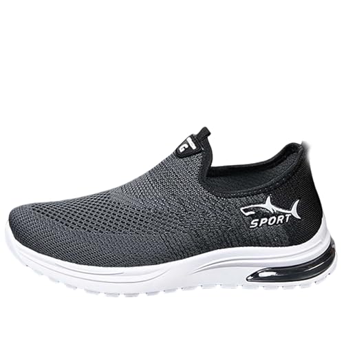 Sfwqoifou Sneaker Herren 90, Slip on Sneaker Herren Mesh Ohne Schnuersenkel Fitness Sommerschuhe Laufschuhe Atmungsaktiv Freizeitschuhe Joggingschuhe Walkingschuhe Outdoor Sportschuhe, Schwarz, 43 Sfwqoifou Sneaker Herren 90, Slip on Sneaker Herren Mesh Ohne Schnuersenkel Fitness Sommerschuhe Laufschuhe Atmungsaktiv Freizeitschuhe Joggingschuhe Walkingschuhe Outdoor Sportschuhe, Schwarz, 43 von Sfwqoifou