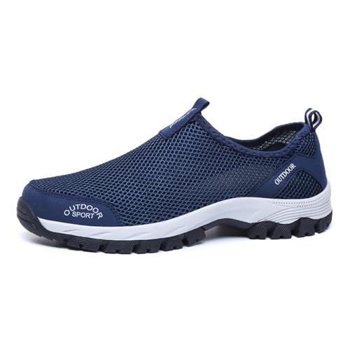 Sfwqoifou Sneaker Herren weiß 46, Sneaker Herren Slip on Fitness Alltag Freizeitschuhe Sommerschuhe Bequem Minimalistisches Joggingschuhe Straßenlaufschuhe Sneake Mesh Sportschuhe, Dunkelblau, 41 Sfwqoifou Sneaker Herren weiß 46, Sneaker Herren Slip on Fitness Alltag Freizeitschuhe Sommerschuhe Bequem Minimalistisches Joggingschuhe Straßenlaufschuhe Sneake Mesh Sportschuhe, Dunkelblau, 41 von Sfwqoifou