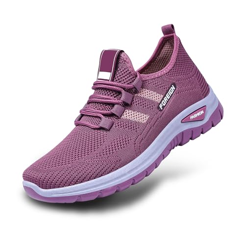 Sfwqoifou Sportschuhe Damen schwarz 39, Sportschuhe Damen Atmungsaktiv Sommer Straßenlaufschuhe Laufschuhe Leichte Schnürung Turnschuhe Unisex Trainingsschuhe Gym Sneaker, Lila, 40 Sfwqoifou Sportschuhe Damen schwarz 39, Sportschuhe Damen Atmungsaktiv Sommer Straßenlaufschuhe Laufschuhe Leichte Schnürung Turnschuhe Unisex Trainingsschuhe Gym Sneaker, Lila, 40 von Sfwqoifou