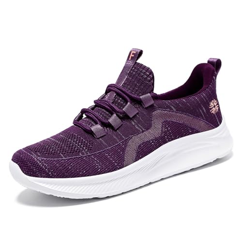 Sfwqoifou Volleyball Schuhe Damen, Sportschuhe Damen Leichte Orthopädische Schuhes Atmungsaktiv Trainingsschuhe Schnürung Freizeitschuhe Walkingschuhe Bequeme Sneaker Mesh Laufschuhe, Lila, 40 Sfwqoifou Volleyball Schuhe Damen, Sportschuhe Damen Leichte Orthopädische Schuhes Atmungsaktiv Trainingsschuhe Schnürung Freizeitschuhe Walkingschuhe Bequeme Sneaker Mesh Laufschuhe, Lila, 40 von Sfwqoifou