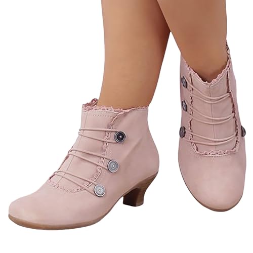 halbschuhe damen sommer absatz, Oxford Schuhe Damen Plateau Bequem Vintage Sattel-Pumps Elegant Breite Füße Schnürschuhe Party Blockabsatz Anzugschuhe Business Kleid Halbschuhe, Pu, 41 von Sfwqoifou