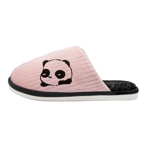 Sfwqoifou hausschuhe, Hausschuhe Damen Plüsch Bequeme Filzpantoffeln Winterschuhe Weiche Leichte Slippers Rutschfeste Unisex Pantoffeln Winter Warm, Hellrosa, 39 von Sfwqoifou