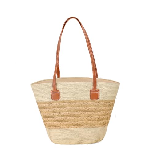 Sfwqoifou strandkorb tasche, Strandtasche Damen Stroh Strand Handtasche Umhängetasche Netz Strohtaschen Strandbeutel Party Gestrickte Schultertasche Häkeltasche Leichte Vintage, Weiß, One Size Sfwqoifou strandkorb tasche, Strandtasche Damen Stroh Strand Handtasche Umhängetasche Netz Strohtaschen Strandbeutel Party Gestrickte Schultertasche Häkeltasche Leichte Vintage, Weiß, One Size von Sfwqoifou