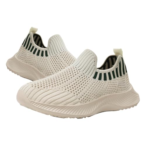 badeschuhe kinder 25 offen, Badeschuhe Kinder Jungen Mädchen mit Klettverschluss Pool Barfußschuhe Strandschuhe Bequeme Mesh Sneaker Schwimmschuhe Rutschfest Wasserschuhe Surfschuhe, Beige, 39 von Sfwqoifou
