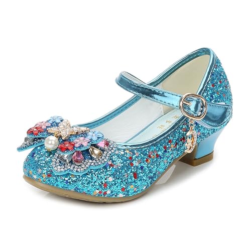 kinder sandalen mädchen, Stöckelschuhe Kinder Glitzer Outdoor Strass Blumenschuhe Kommunionsschuhe Sommer Rutschfest Mary Jane Prinzessin Schuhe Absatz Weiche Abendschuhe Schnalle Riemen, Blau, 32.5 kinder sandalen mädchen, Stöckelschuhe Kinder Glitzer Outdoor Strass Blumenschuhe Kommunionsschuhe Sommer Rutschfest Mary Jane Prinzessin Schuhe Absatz Weiche Abendschuhe Schnalle Riemen, Blau, 32.5 von Sfwqoifou