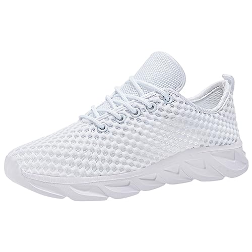 laufschuhe damen pegasus, Laufschuhe Damen Leichte Gym mit Dämpfung Sneaker Straßenlaufschuhe Orthopädische Schuhes Bequeme Sportschuhe Trainingsschuhe Mesh Freizeitschuhe Sommer Turnschuhe, Weiß, 37 von Sfwqoifou