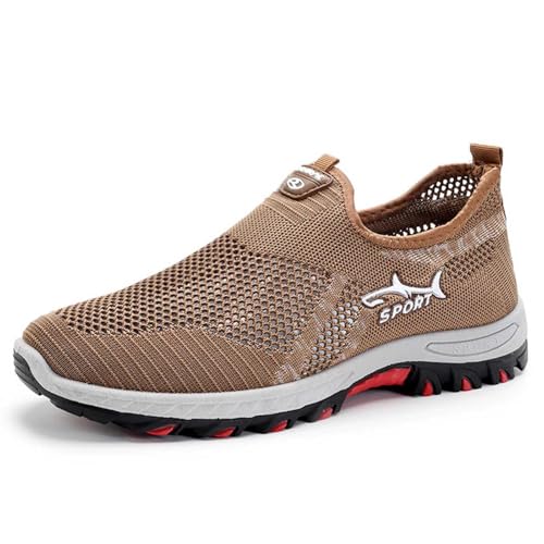 sneaker herren 43-46 schuhe, Sneaker Herren Mesh Minimalistisches Outdoor Joggingschuhe Sommerschuhe Alltag Sportschuhe Freizeitschuhe Bequem Walkingschuhe Ohne Schnuersenkel Sneake, Kaffee, 40 sneaker herren 43-46 schuhe, Sneaker Herren Mesh Minimalistisches Outdoor Joggingschuhe Sommerschuhe Alltag Sportschuhe Freizeitschuhe Bequem Walkingschuhe Ohne Schnuersenkel Sneake, Kaffee, 40 von Sfwqoifou