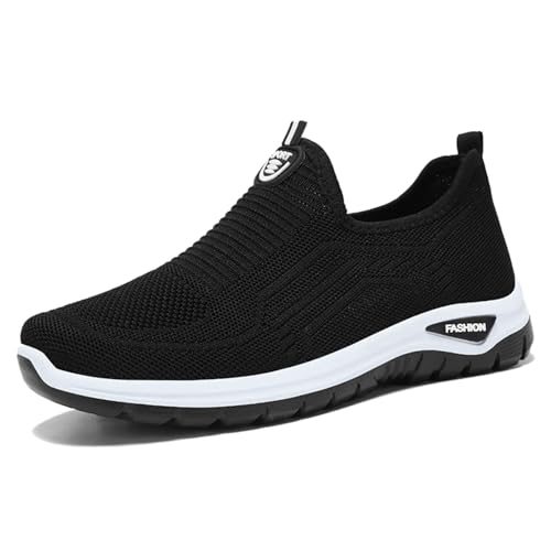 sneaker herren 45 schwarz, Sneaker Herren Slip on Atmungsaktiv Sneake Joggingschuhe Alltag Fitness Straßenlaufschuhe Sommerschuhe Ohne Schnuersenkel Sportschuhe Outdoor Turnschuhe, Schwarz, 43 sneaker herren 45 schwarz, Sneaker Herren Slip on Atmungsaktiv Sneake Joggingschuhe Alltag Fitness Straßenlaufschuhe Sommerschuhe Ohne Schnuersenkel Sportschuhe Outdoor Turnschuhe, Schwarz, 43 von Sfwqoifou