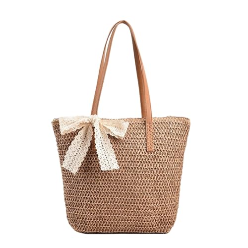 sommertaschen damen stroh rund, Sommertaschen Damen Boho Gestrickte Stroh Häkeltasche Strandbeutel Party Strohtaschen Vintage Umhängetasche Tragetaschen Sommer Strand Schultertasche, Khaki, One Size sommertaschen damen stroh rund, Sommertaschen Damen Boho Gestrickte Stroh Häkeltasche Strandbeutel Party Strohtaschen Vintage Umhängetasche Tragetaschen Sommer Strand Schultertasche, Khaki, One Size von Sfwqoifou