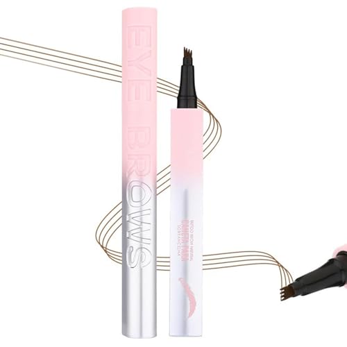 Sghtil Augenbrauenstift, Augenbrauenstift mit 4 Spitzen | Dauerhafter 4-spitziger Augenbrauen-Make-up-Stift | Präzise Anwendung Anfänger Brow Definier-Schaf für Mutter, Freundin von Sghtil