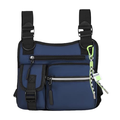 Sghtil Brustholster, Outdoor Umhängetasche Für Herren, Robuste Vielseitige Weste mit 3D-Schnitt für Outdoor Sport Fitness Motorrad Training Jagd von Sghtil