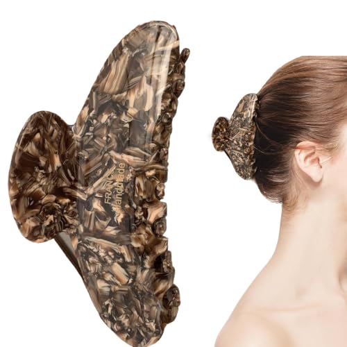 Sghtil Große Haarspangen für Damen, Schildkrötenkrallenclips, Haarspangen für Frauen 4,1 Zoll, starke Haarspangen, rutschfeste Haaraccessoires für Frauen und von Sghtil