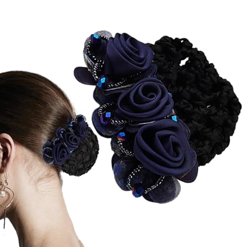 Sghtil Haarabdeckung, Abdeckung für kleine Haarspangen mit Blumen | Haarhalter für Frauen, Haar-Accessoires für Frauen, Haarspange für Mitarbeiter von Sghtil