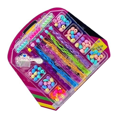 Sghtil Haarperlen, Haarperlen für Kinder | Haarperlen Set für Kinder zum Flechten - Süße Haarschmuck, kreative Haardeko für von Sghtil