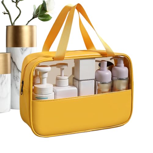 Sghtil Kosmetiktasche | Make-up-Tasche | Organizerbeutel wasserdichte Toilettentasche Mit Transparentem Fenster Für Mädchen Schmuck Badezimmer Reise Dusche von Sghtil