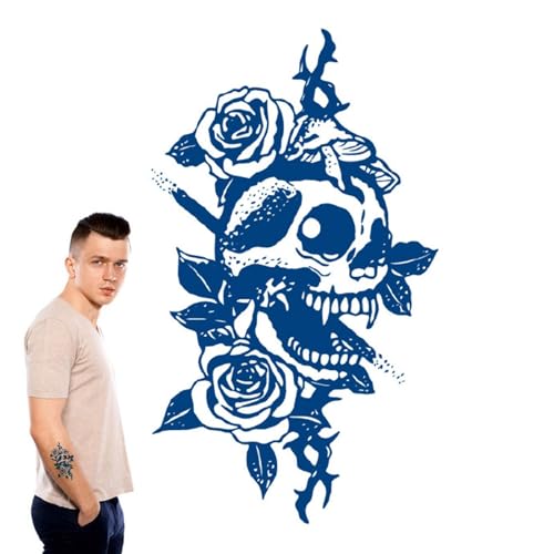 Sghtil Kühle Körperaufkleber, wasserdichte Körperaufkleber,Wasserdichtes halb dauerhafte Aufkleber - Hautfreundliche Körperkunst, kreative festliche Versorgung für Musikfestivals, Clubs von Sghtil