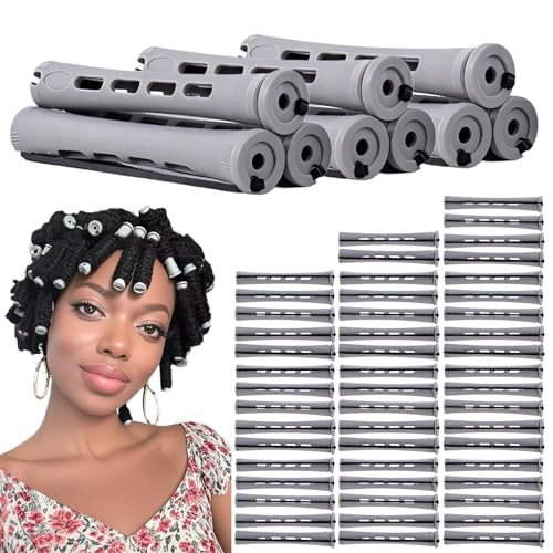 Sghtil Lockenwickler - 60-teiliges Set Kleine Lockenwickler für Dauerwelle,Manuelle Lockenwickler Friseurbedarf Für Damen Reise Friseursalon Heimgebrauch von Sghtil