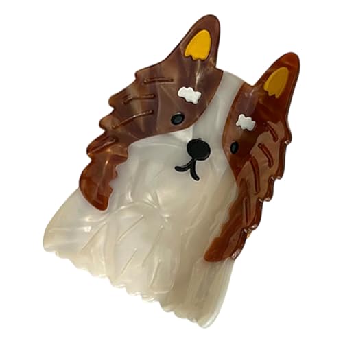 Sghtil Mädchen-Haarspangen, Hundekrallen-Haarspange, Rutschfeste Haarnadeln Hundehaarspangen, Haarspange im Cartoon-Hunde-Design, Acryl-Mädchen-Haarnadeln für Mädchen, Frauen, Erwachsene von Sghtil