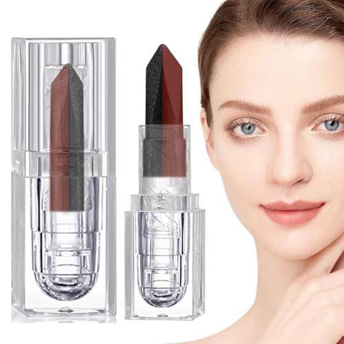 Sghtil Matter Lippenstift für Damen, matter Lipgloss – Tragbarer Lippenfarbe | Nicht klebender Lippenstift, getönte Lippenfarbe, zweifarbiger Lippenstift, feuchtigkeitsspendender Lipgloss für von Sghtil
