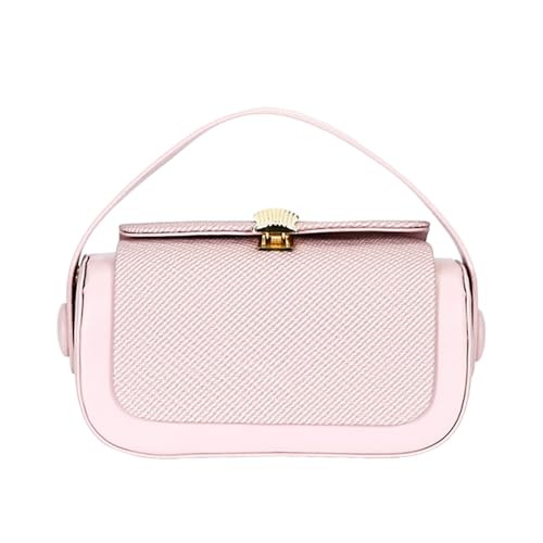 Sghtil Schultertasche | Reisetasche | Mit Tragegriff oben und Reißverschluss und Stoff-Flap für Damen für Büro Hochzeit Weekend Geburtstag, Rosa, riferimento alla descrizione von Sghtil