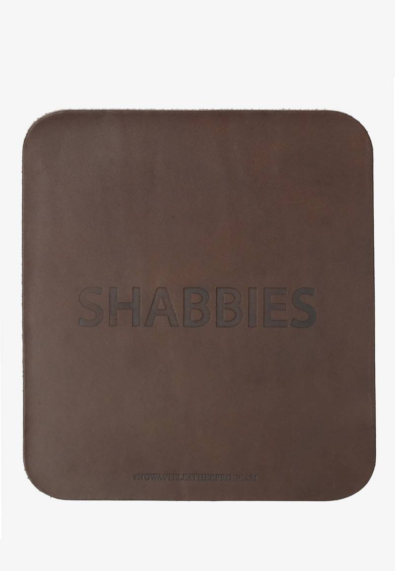 Mouse pad no waste leather dark cognac von Shabbies Amsterdam