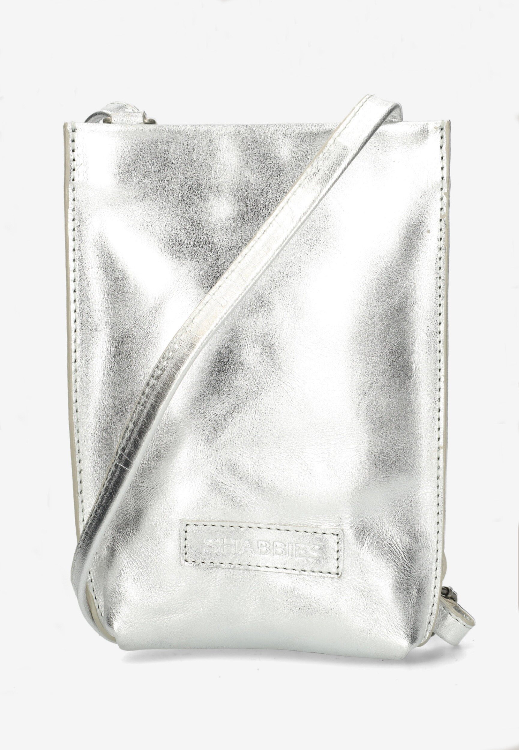 Phone bag Ruby Metal Silver von Shabbies Amsterdam