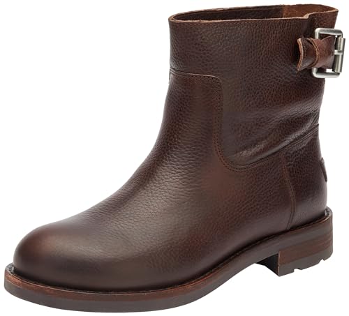 Shabbies Amsterdam Damen ALYD Ankle Boot, Dark Brown, 40 EU von Shabbies Amsterdam